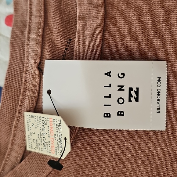 Billabong Brown Graphic T-Shirt NWT XL - Picture 2 of 3